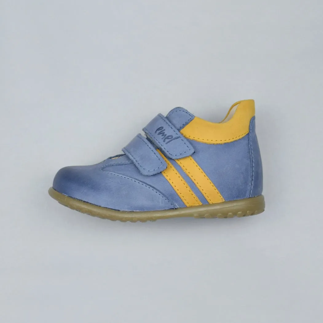 (2045D-5) Emel first shoes velcro blue