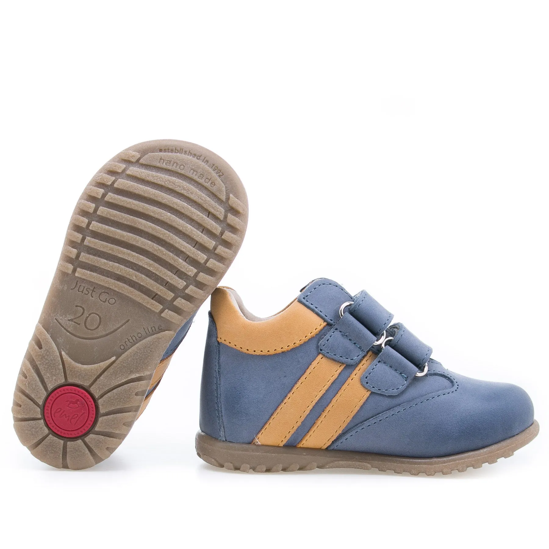 (2045D-5) Emel first shoes velcro blue