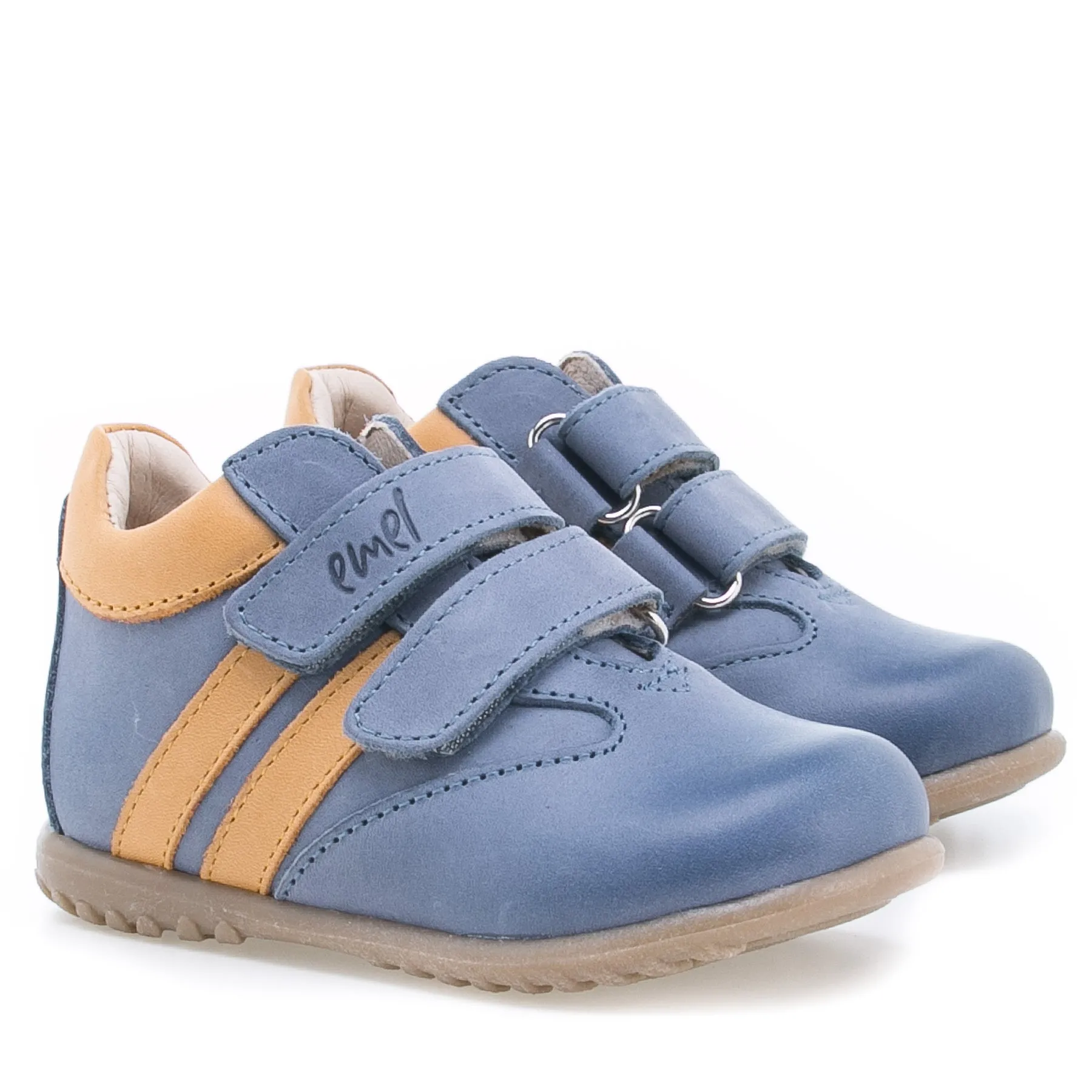 (2045D-5) Emel first shoes velcro blue