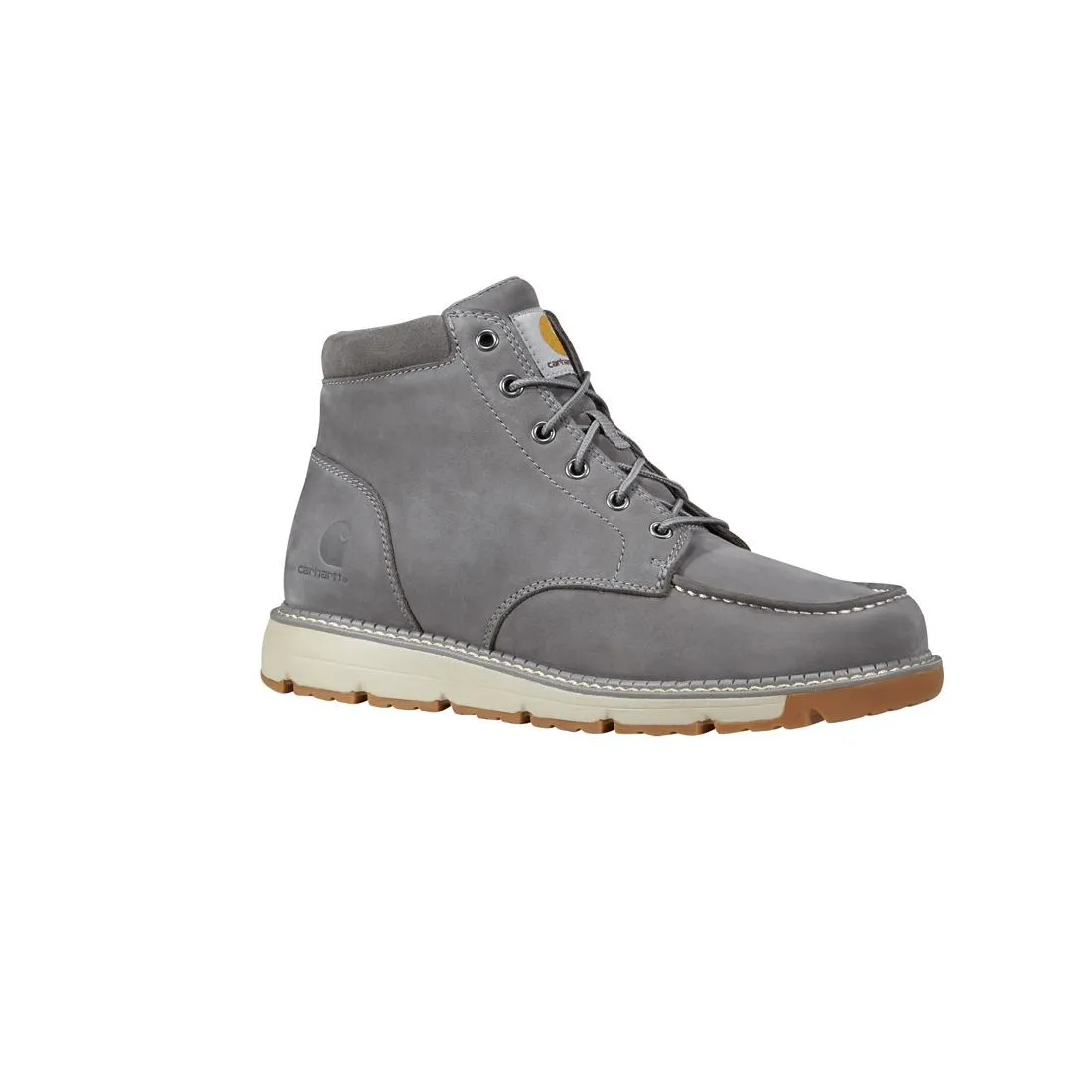 5" Millbrook Moc Toe Wedge Soft Toe Boot Grey