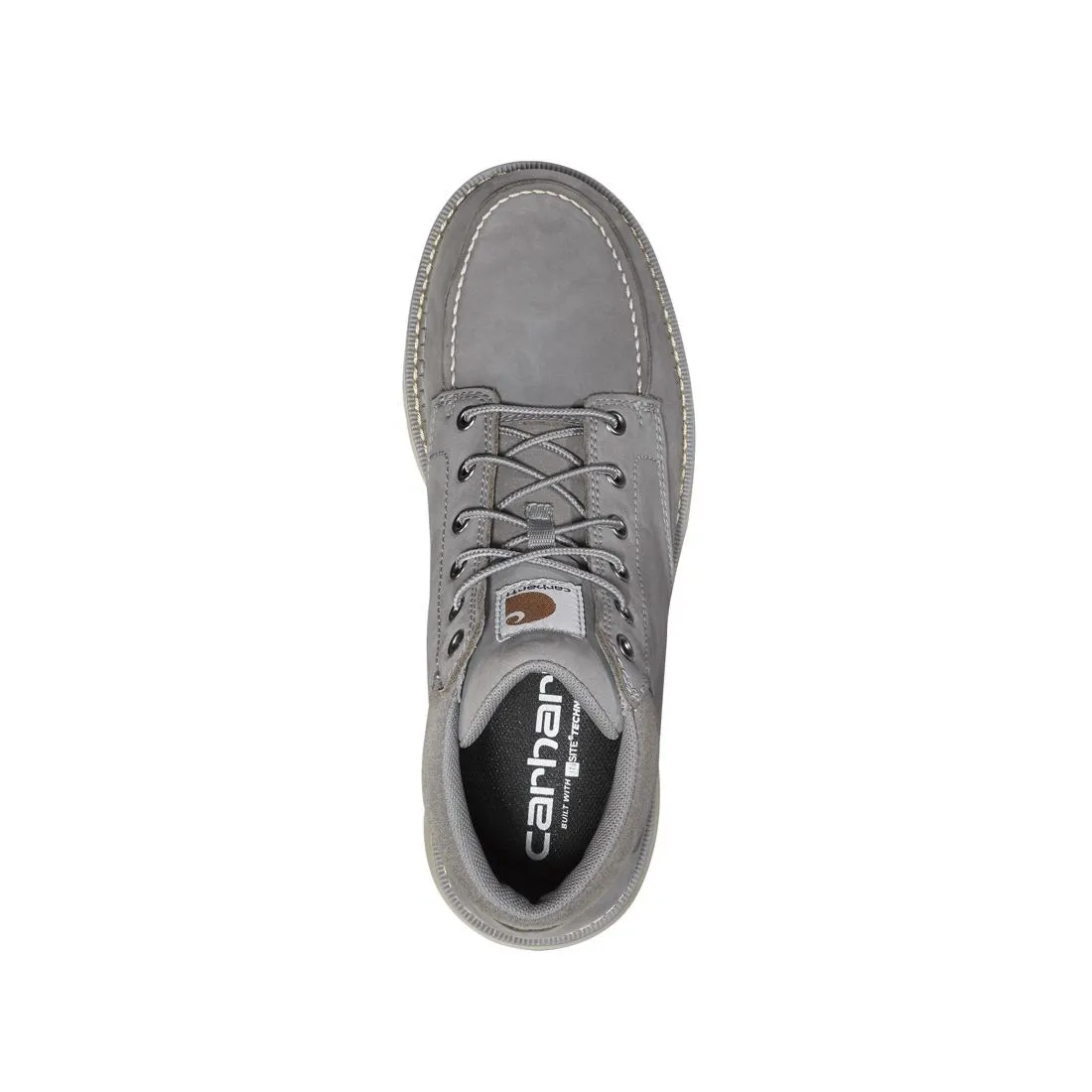 5" Millbrook Moc Toe Wedge Soft Toe Boot Grey