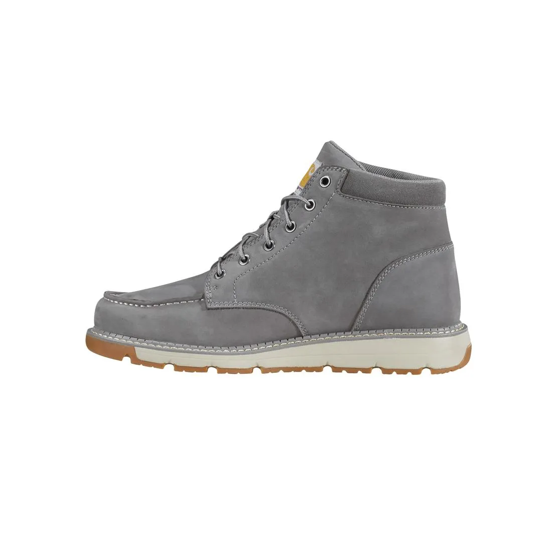 5" Millbrook Moc Toe Wedge Soft Toe Boot Grey