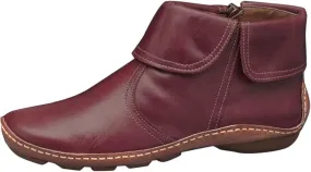Ankle Boots for Women No Heel New Arch Support Boots Side Zipper Vintage Leather Damping Shoes Flat Heel Booties