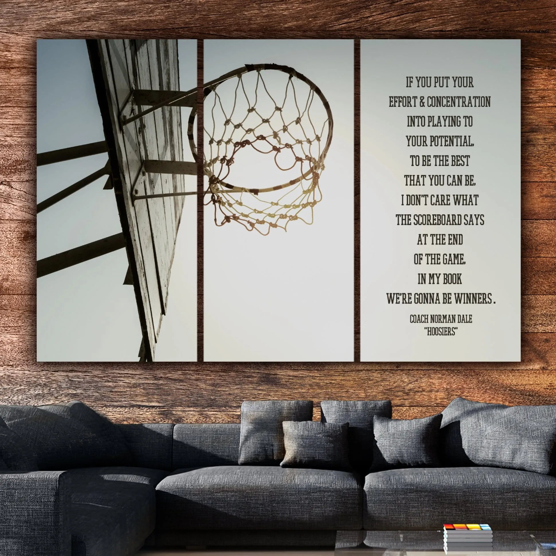 Basketball Hoops Canvas Wall Art