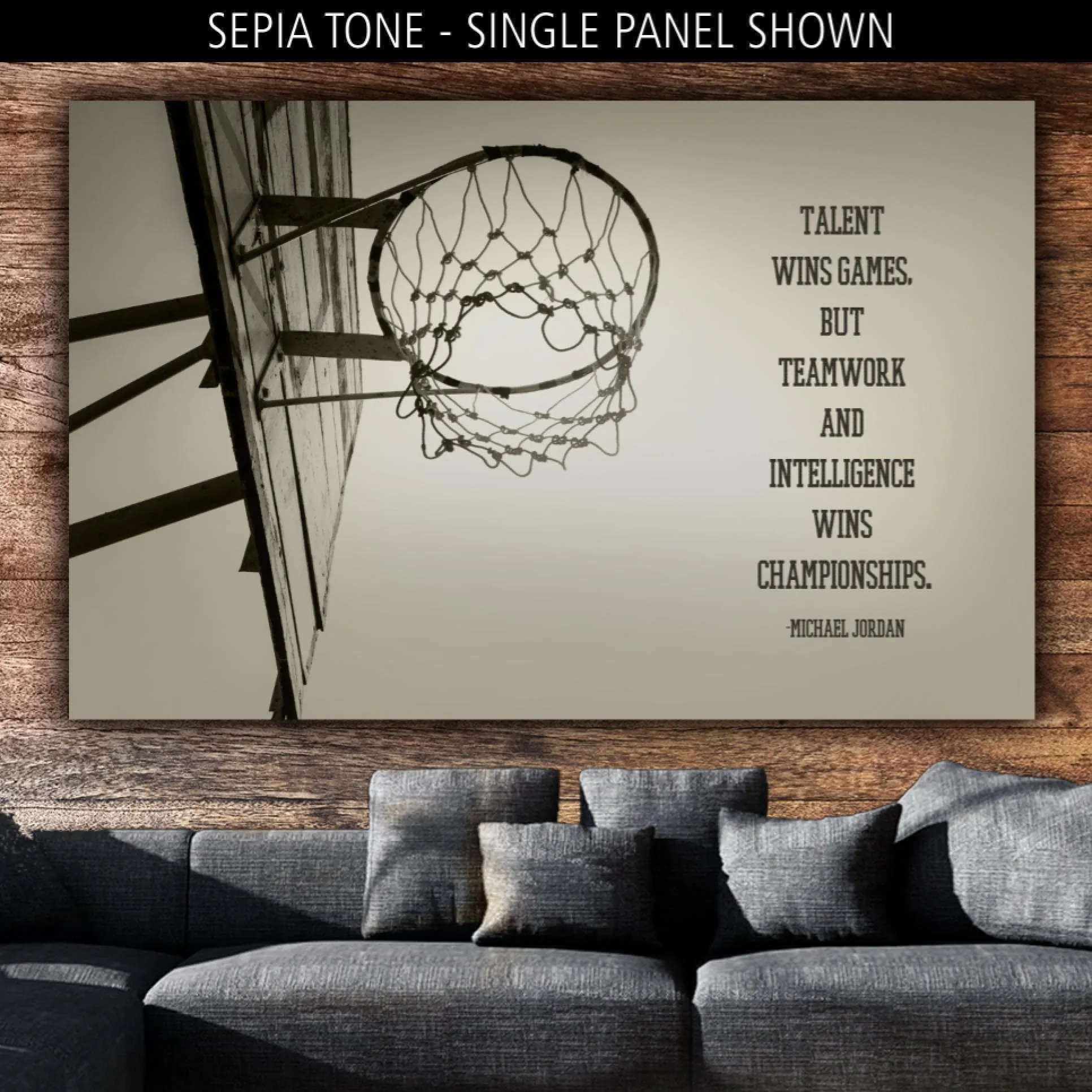 Basketball Hoops Canvas Wall Art
