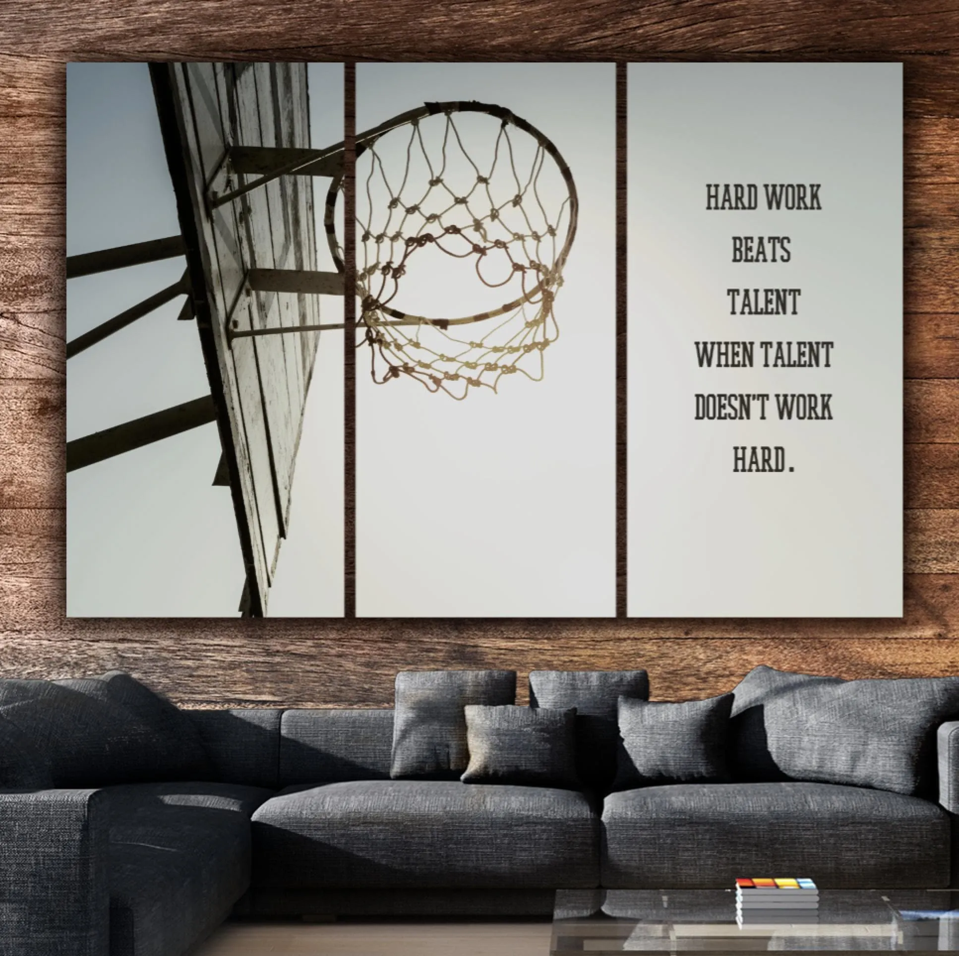 Basketball Hoops Canvas Wall Art