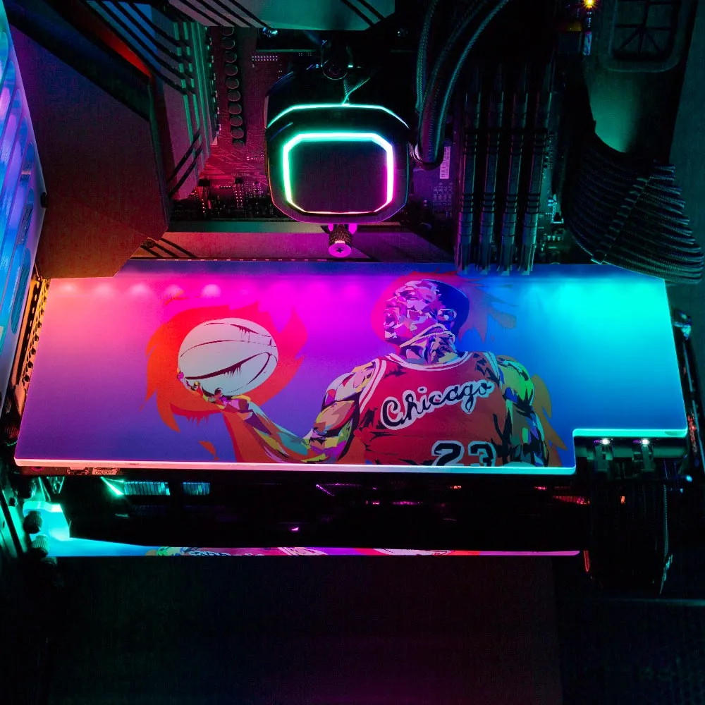 Basketball MVP RGB GPU Backplate