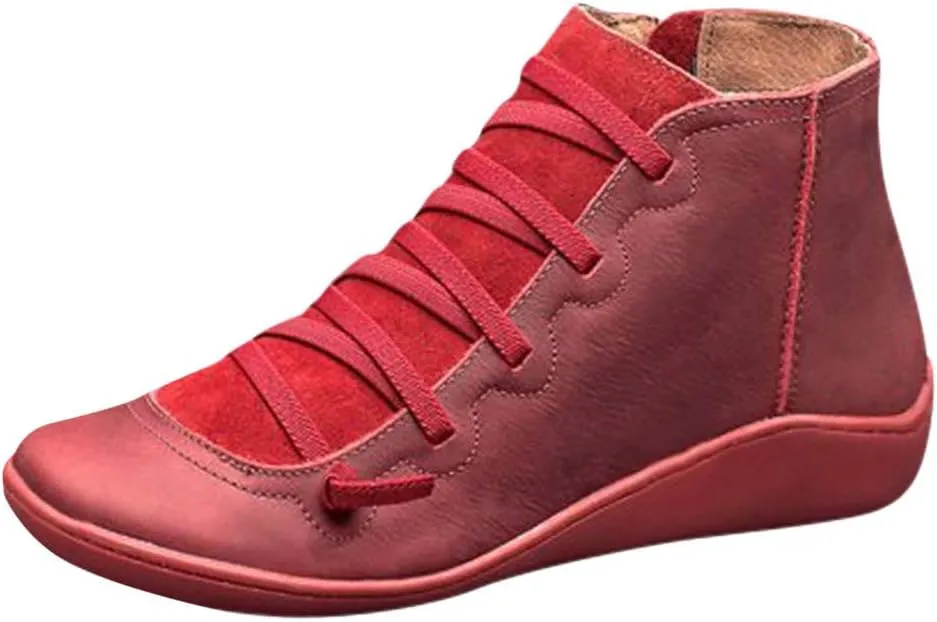 Boots for Women Western Classic Round Toe Zipper Low Heel Cowboy Boots for Women Ladies Shoes Wide Calf Cowboy Boots Women