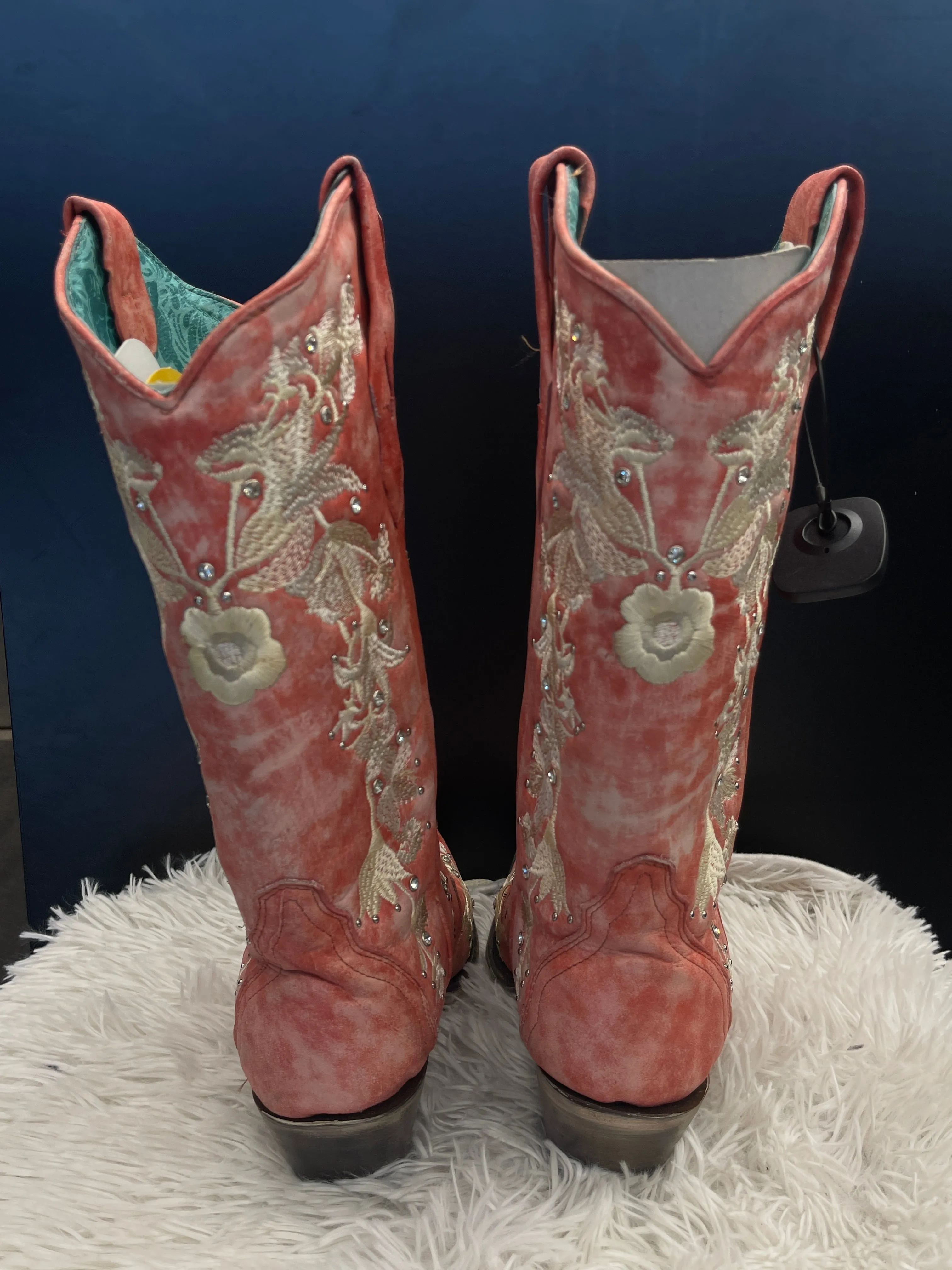 Boots Western By Clothes Mentor In Pink, Size: 10