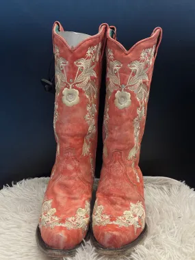 Boots Western By Clothes Mentor In Pink, Size: 10