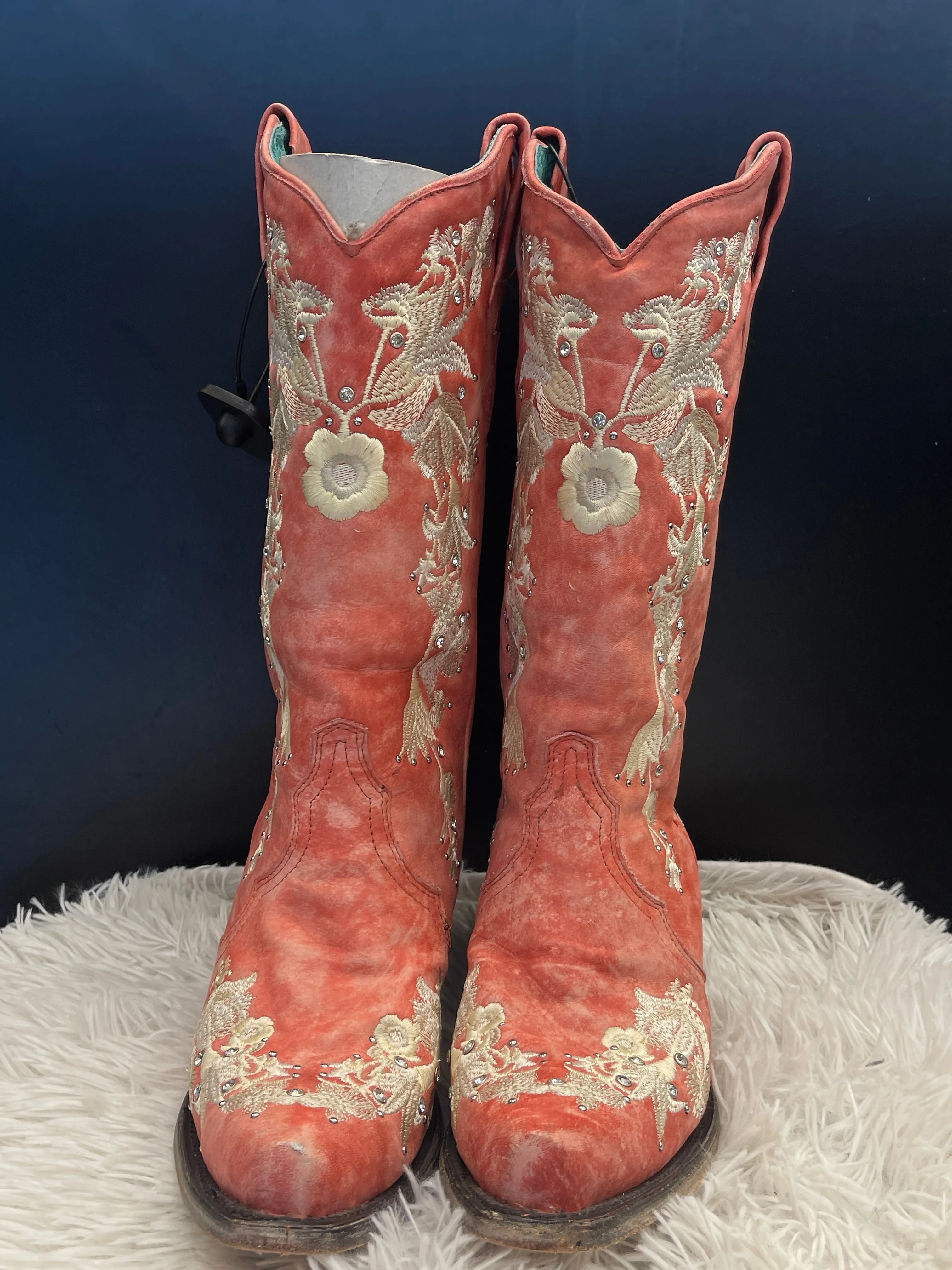Boots Western By Clothes Mentor In Pink, Size: 10