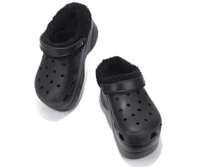 Cape Robbin Gardener-3 Chunky Platform Sandals - Black
