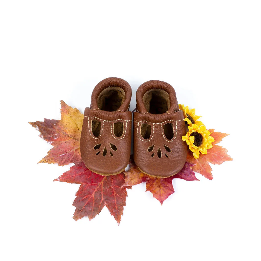 Chestnut LOTUS T-strap Shoes Baby and Toddler