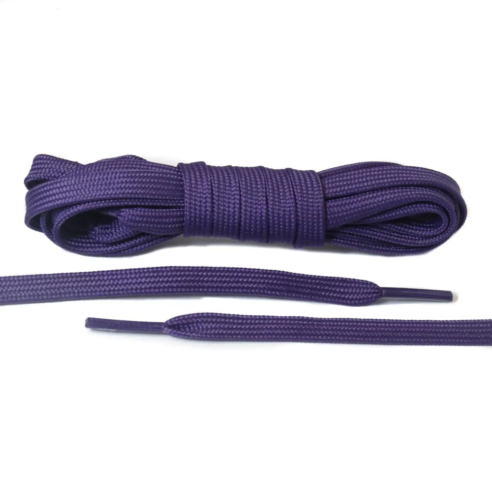 Dark Purple Flat Laces - Basic