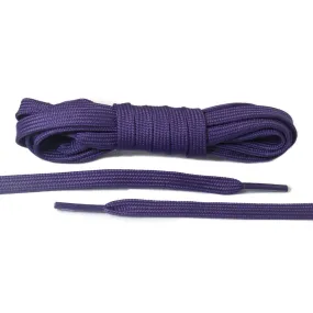 Dark Purple Flat Laces - Basic