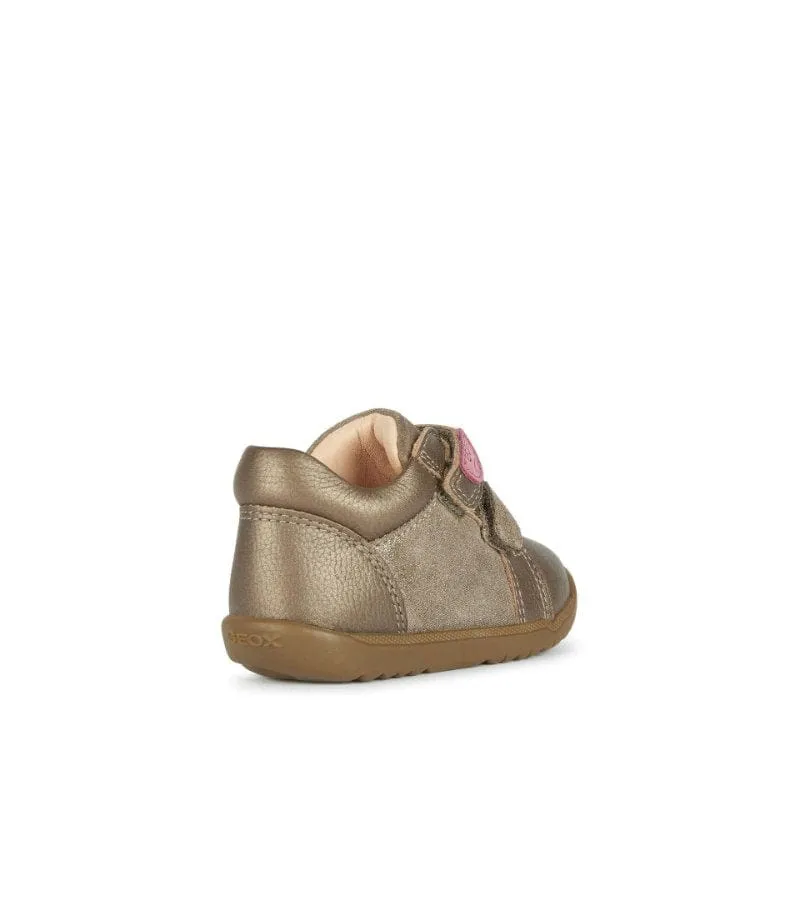 Geox Infant Girl Macchia Leather Shoe B164PA