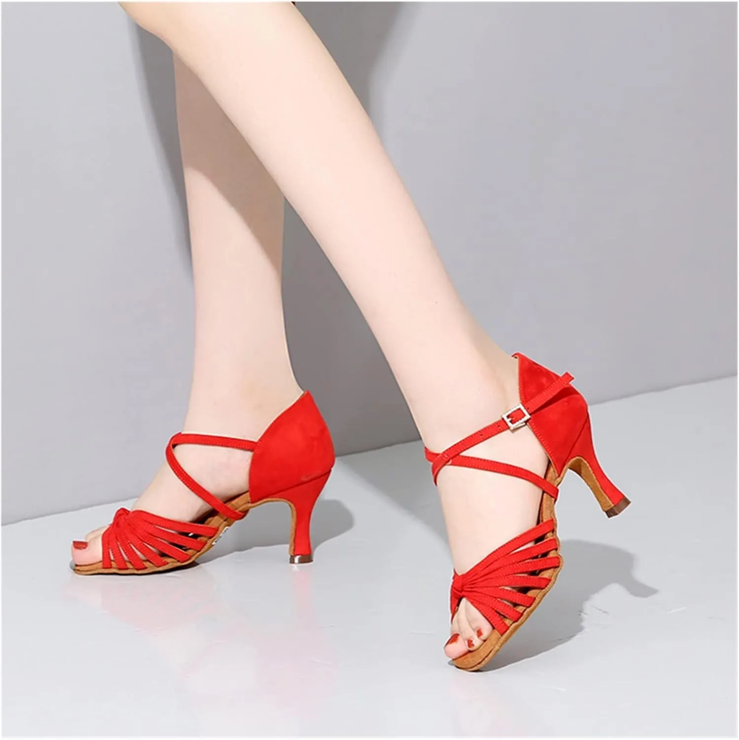 high heels for women High heels New Latin Dance Shoes For Women, Salsa Hall Dance Shoes, Tango For Women, Adjustable Latin Heels For Girls(Green,CHINA_37) womens heels