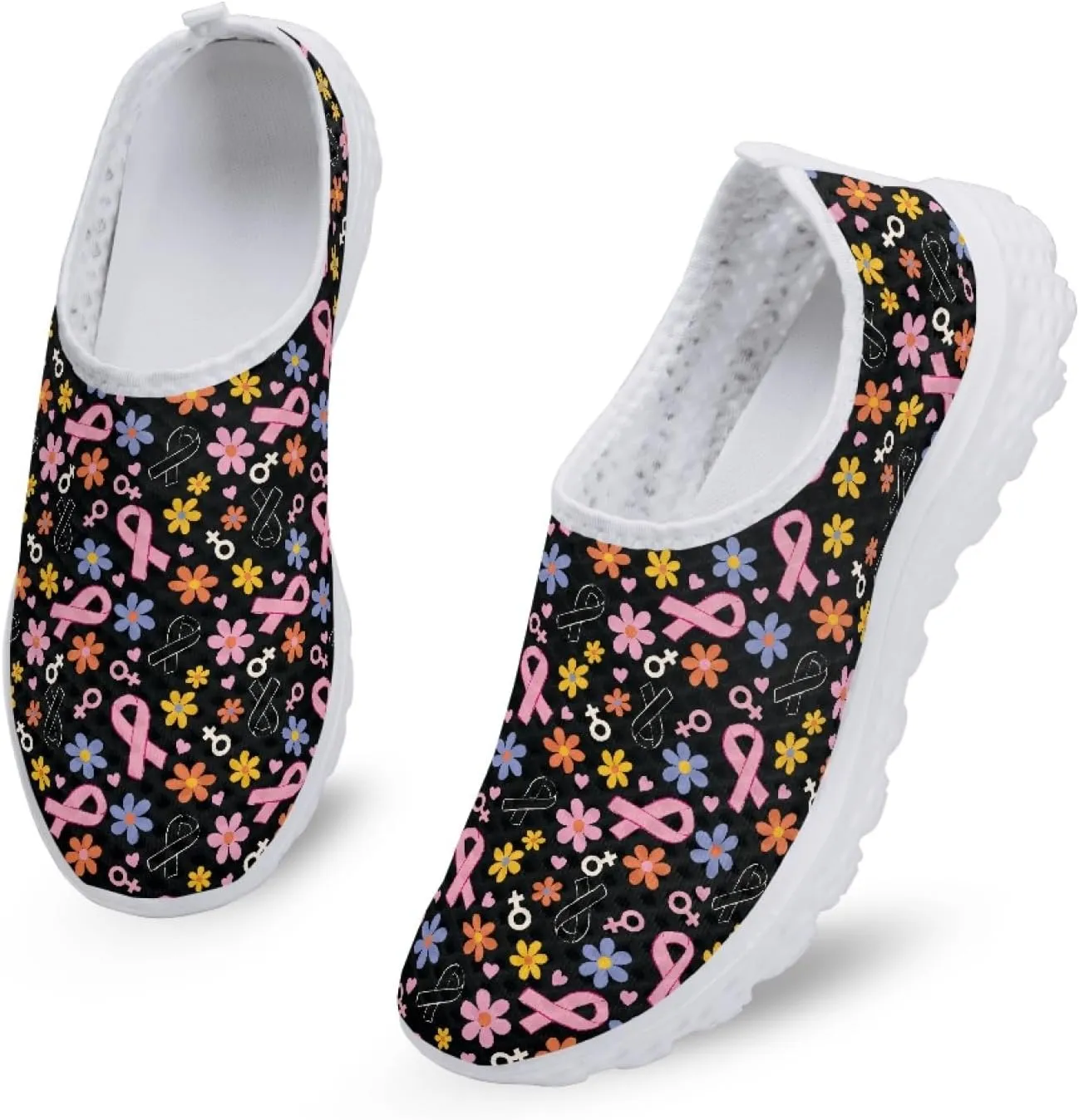 INSTANTARTS Womens Athletic Walking Shoes Quick Dry Sports Running Shoes Slip-on Sports Sneakers