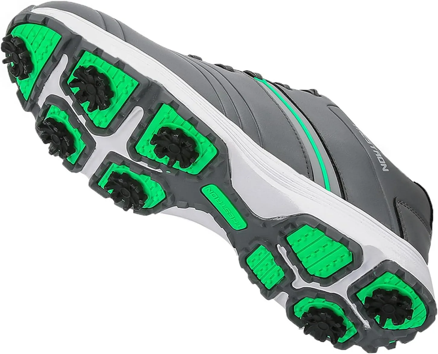 JiuQing Golf Shoes Men Waterproof Spikes Professional Golfing Trainers Anti Slip Comfortable