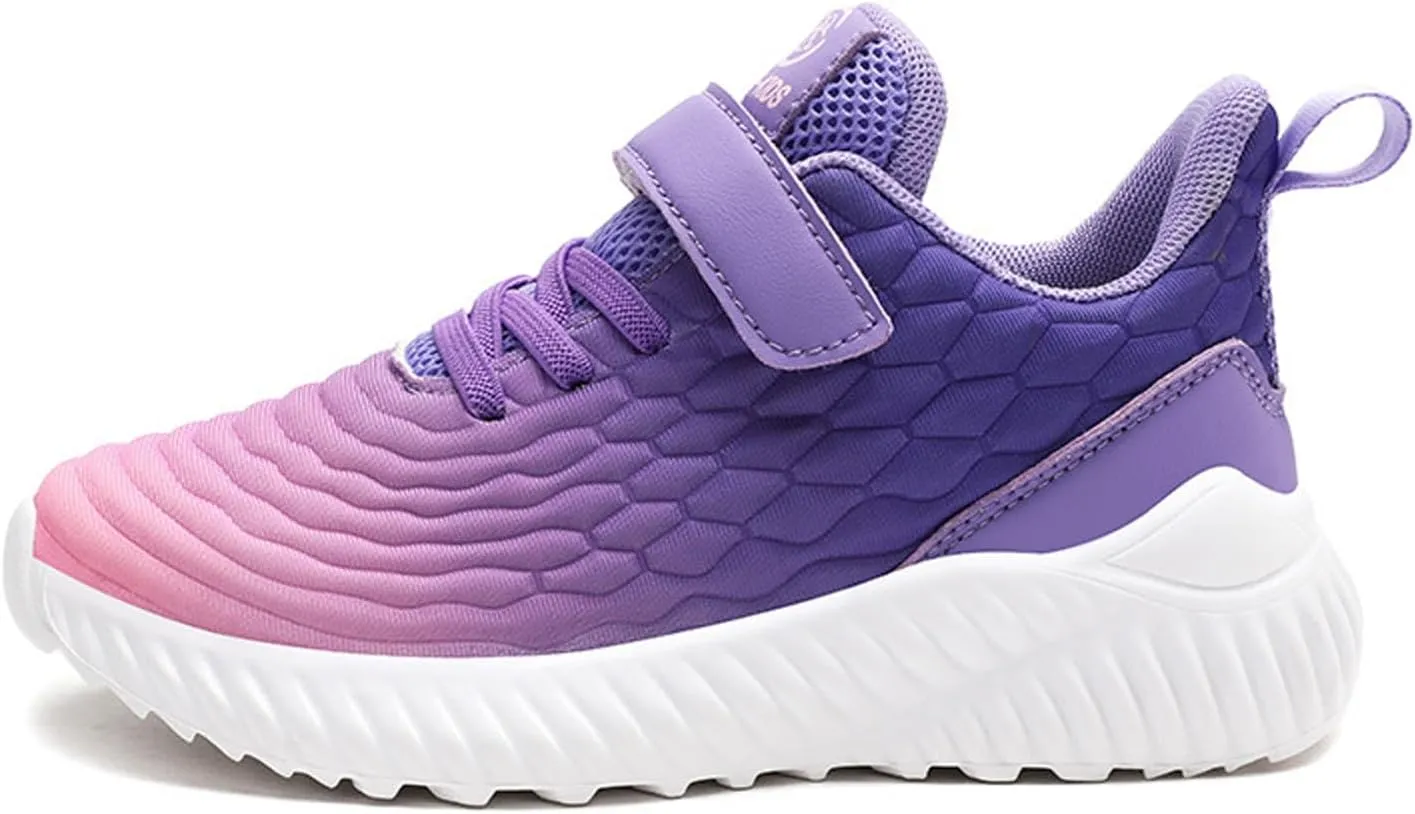 Kids Shoes Boys Girls Fashion Sneakers Breathable Lightweight Anti-Slip Athletic Footwear