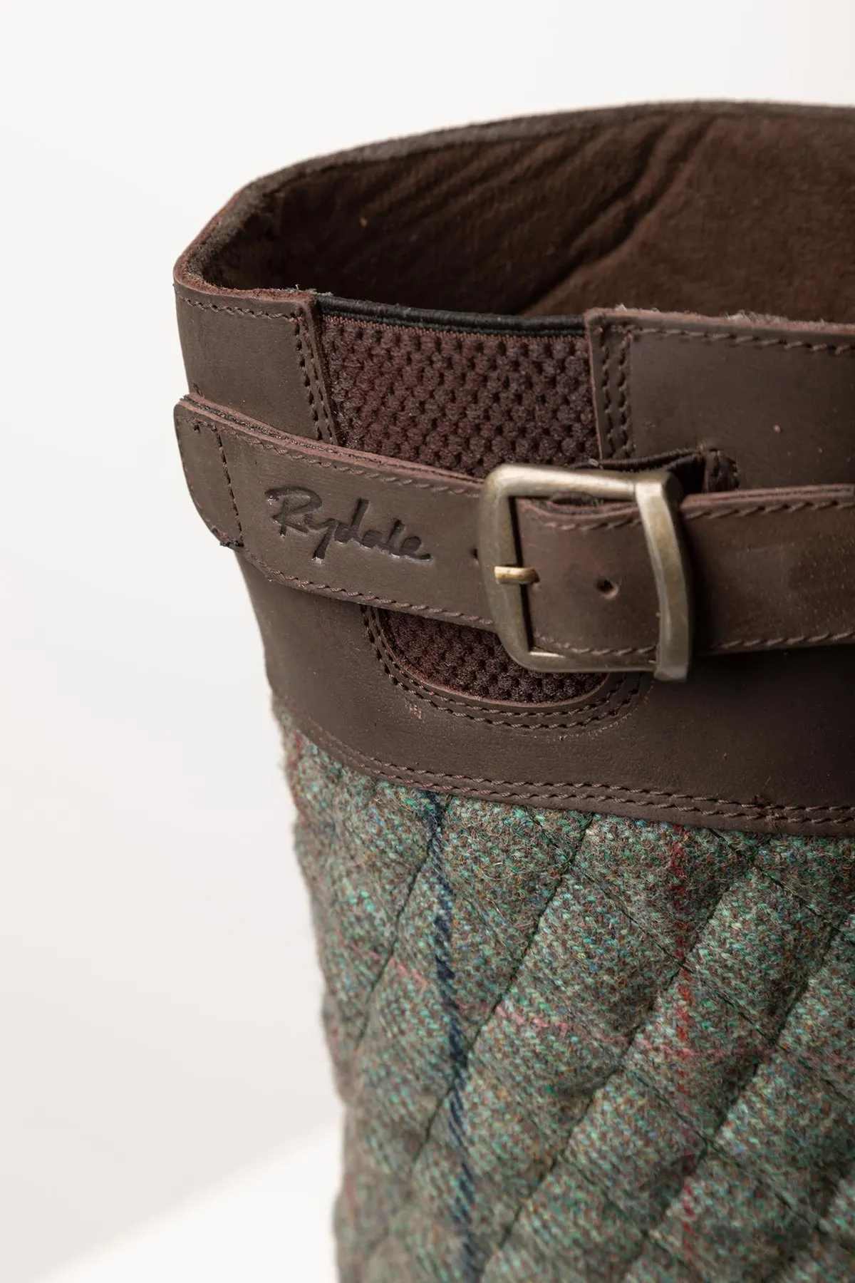 Womens Middleham Quilted Tweed Ankle Boots - Stylish & Durable