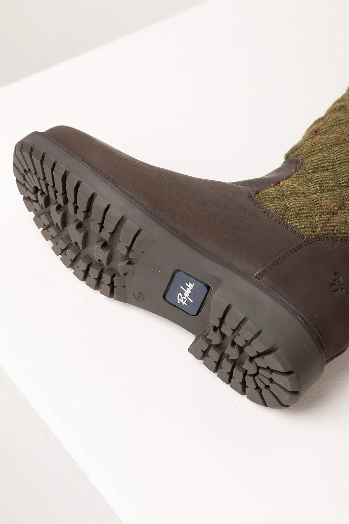 Womens Middleham Quilted Tweed Ankle Boots - Stylish & Durable
