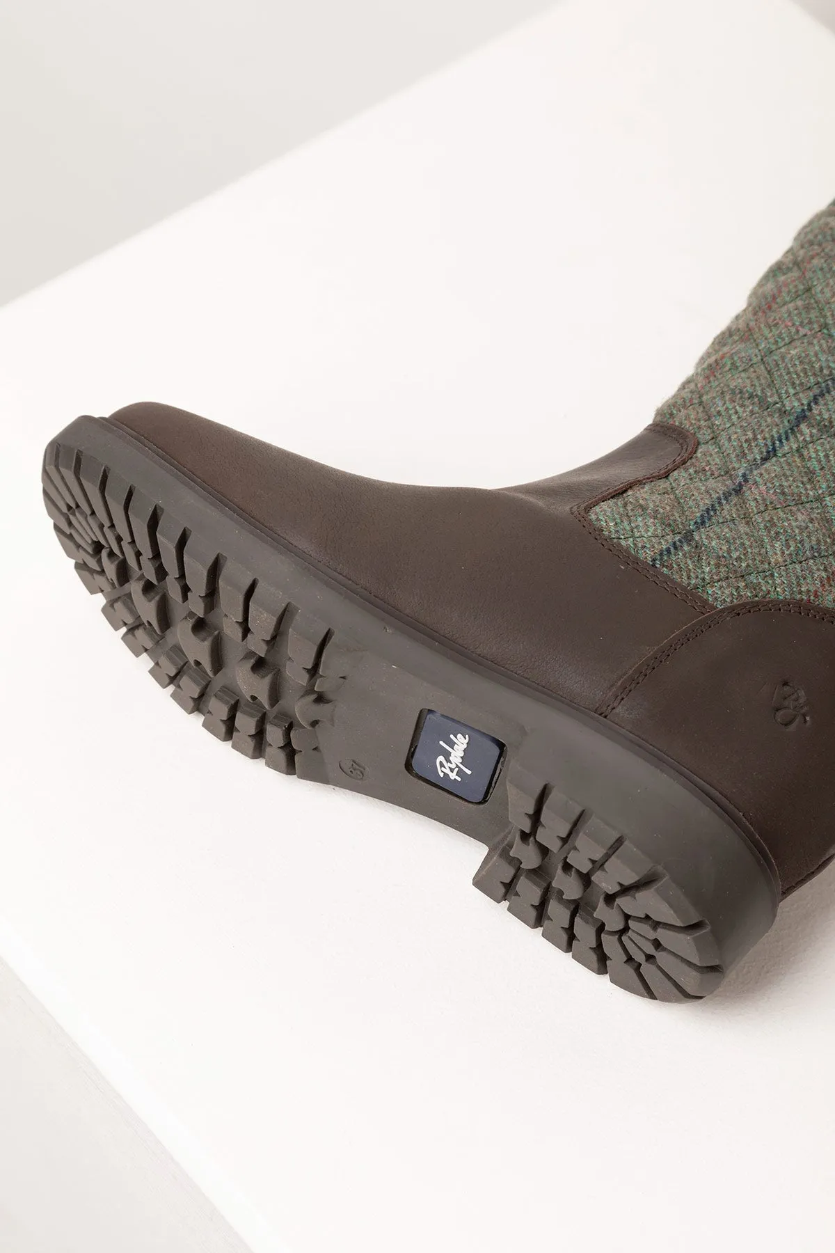 Womens Middleham Quilted Tweed Ankle Boots - Stylish & Durable