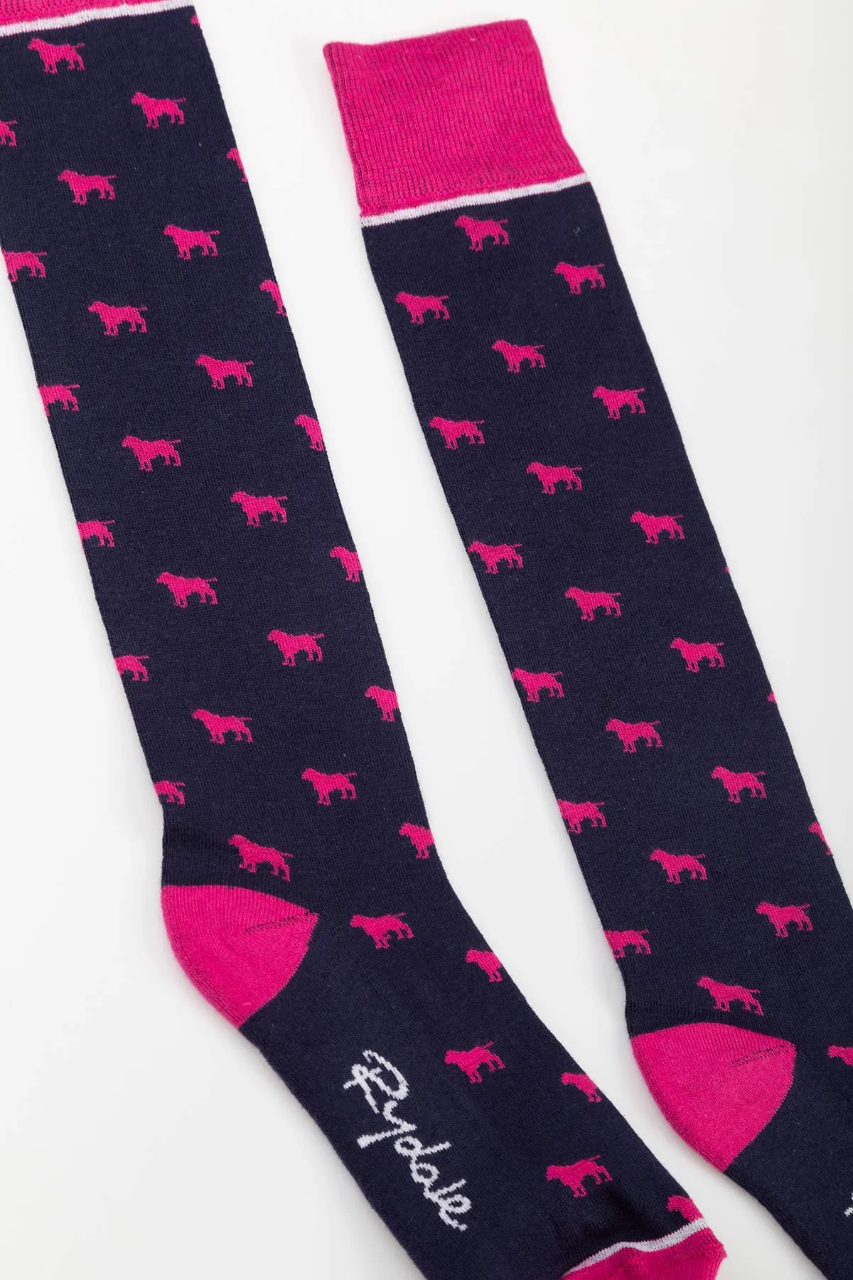 Ladies Wagging Dog Knee Length Socks