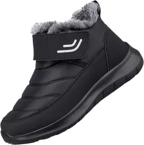 Men's and Women's Waterproof Cotton Boots Suitable for Winter Thickened for Warmth Lightweight and Comfortable