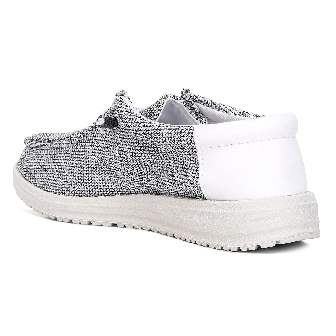 Men's Drawstring Lace Flatform Heel Shoes
