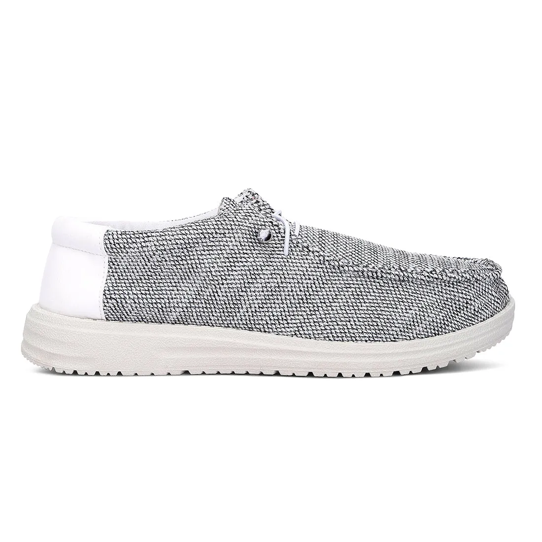 Men's Drawstring Lace Flatform Heel Shoes