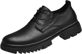 Men's Leather Work & Dress Fit Shoes Comfortable & Fashionable Oxford Casual Business Shoes, Perfect for Offices Events & Casual Outings