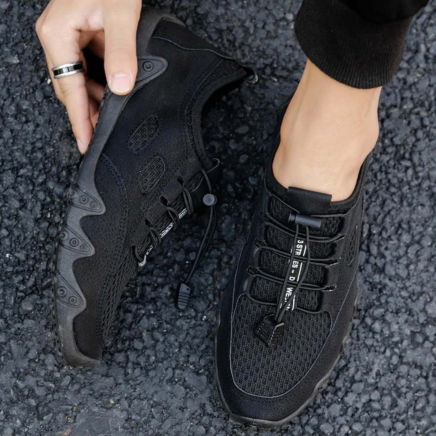 Mens Oxfords Lace-Up Lightweight Casual Walking Shoes Tennis Shoes Men Walking Dress Casual Shoes Black Sneakers Brown Tennis Shoe Loafers Casual Slip On