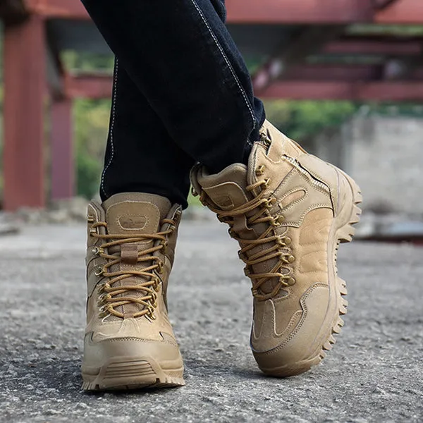 Military Motocycle Combat Safety Ankle Men's Tactics Boots
