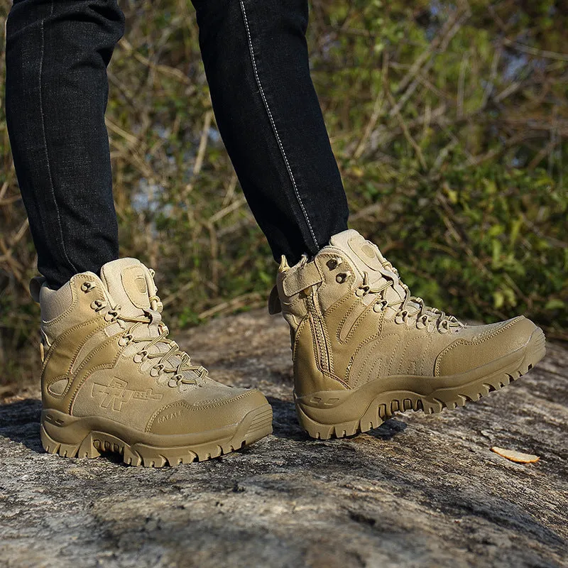 Military Motocycle Combat Safety Ankle Men's Tactics Boots