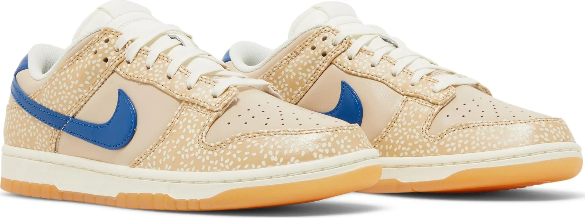 Nike - Dunk Low PRM Sneakers - Sesame/Blue/Sanddrift