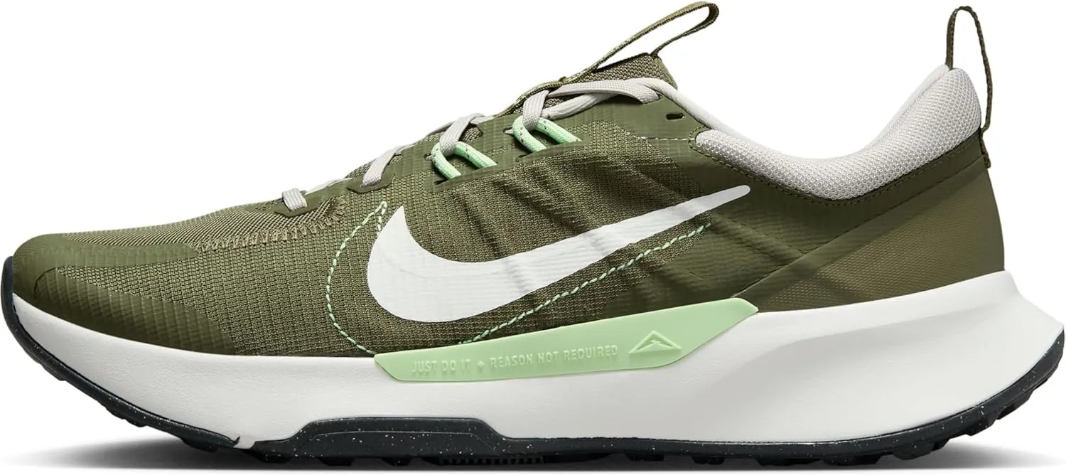 Nike Juniper Trail 2 NN Mens Running Trainers DM0822 Sneakers Shoes (UK 10.5 US 11.5 EU 45.5, Medium Olive Summit White 200)