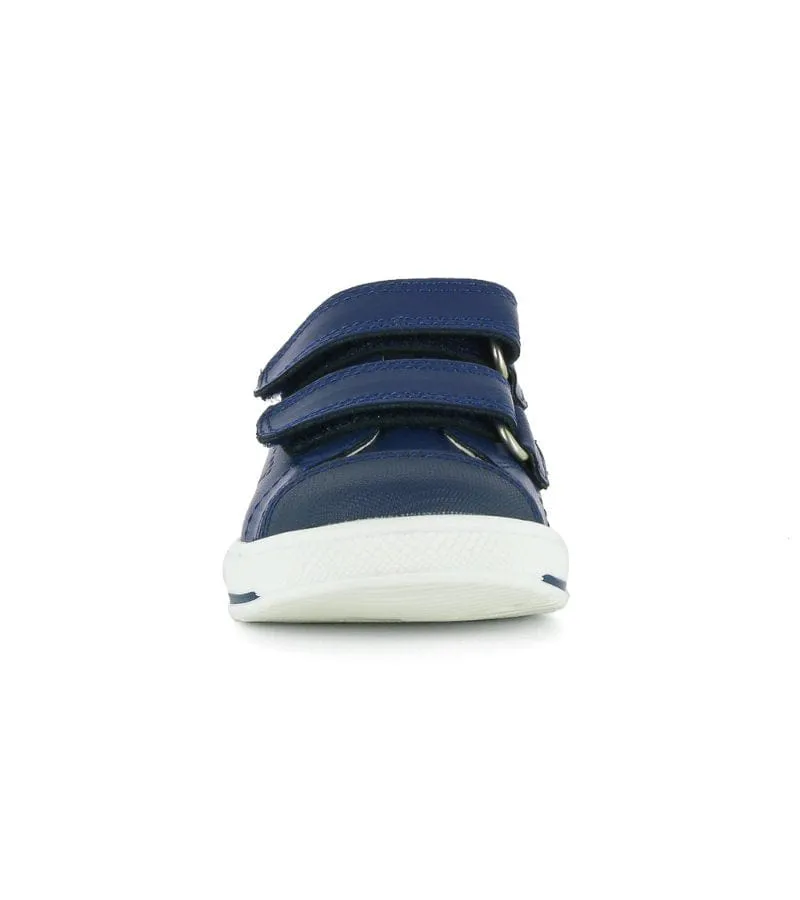 Pablosky Torello 292526 - Boys High-Quality Navy Blue Leather Shoe