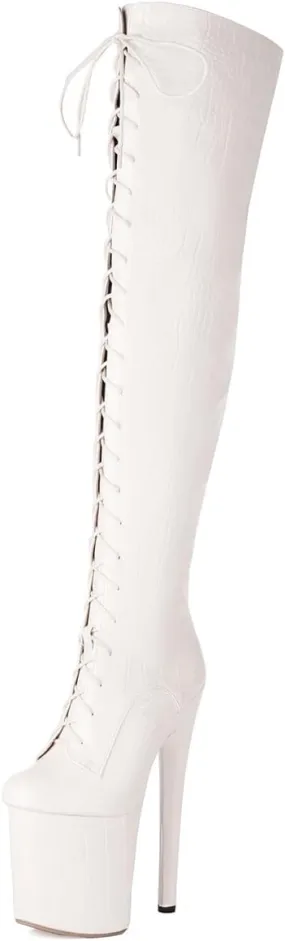 Roimaash Fashion Platform Overknee Boots High Heels