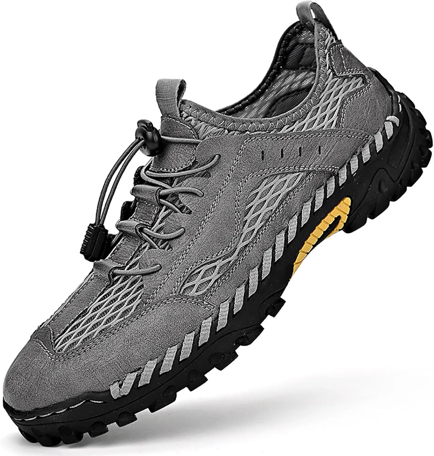 SOLPNOW Men's Quick-Drying Sports Water Shoes,Soft Breathable Lightweight Outdoor Non-Slip Sports Sandals,Suitable for Fishing Camping Hiking Hiking Sports Shoes