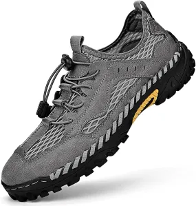 SOLPNOW Men's Quick-Drying Sports Water Shoes,Soft Breathable Lightweight Outdoor Non-Slip Sports Sandals,Suitable for Fishing Camping Hiking Hiking Sports Shoes