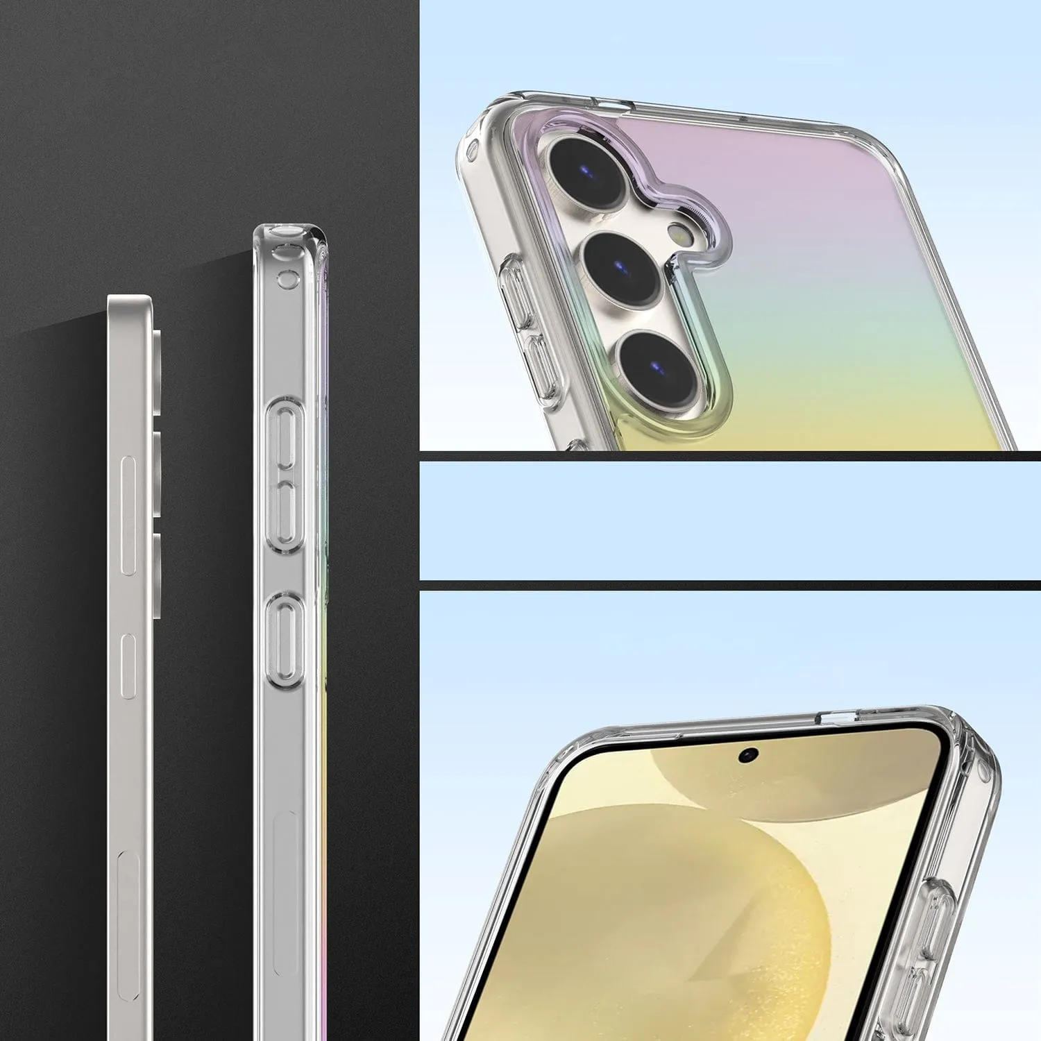 Venture Series Clear Case with Screen Protector - Samsung Galaxy S24 