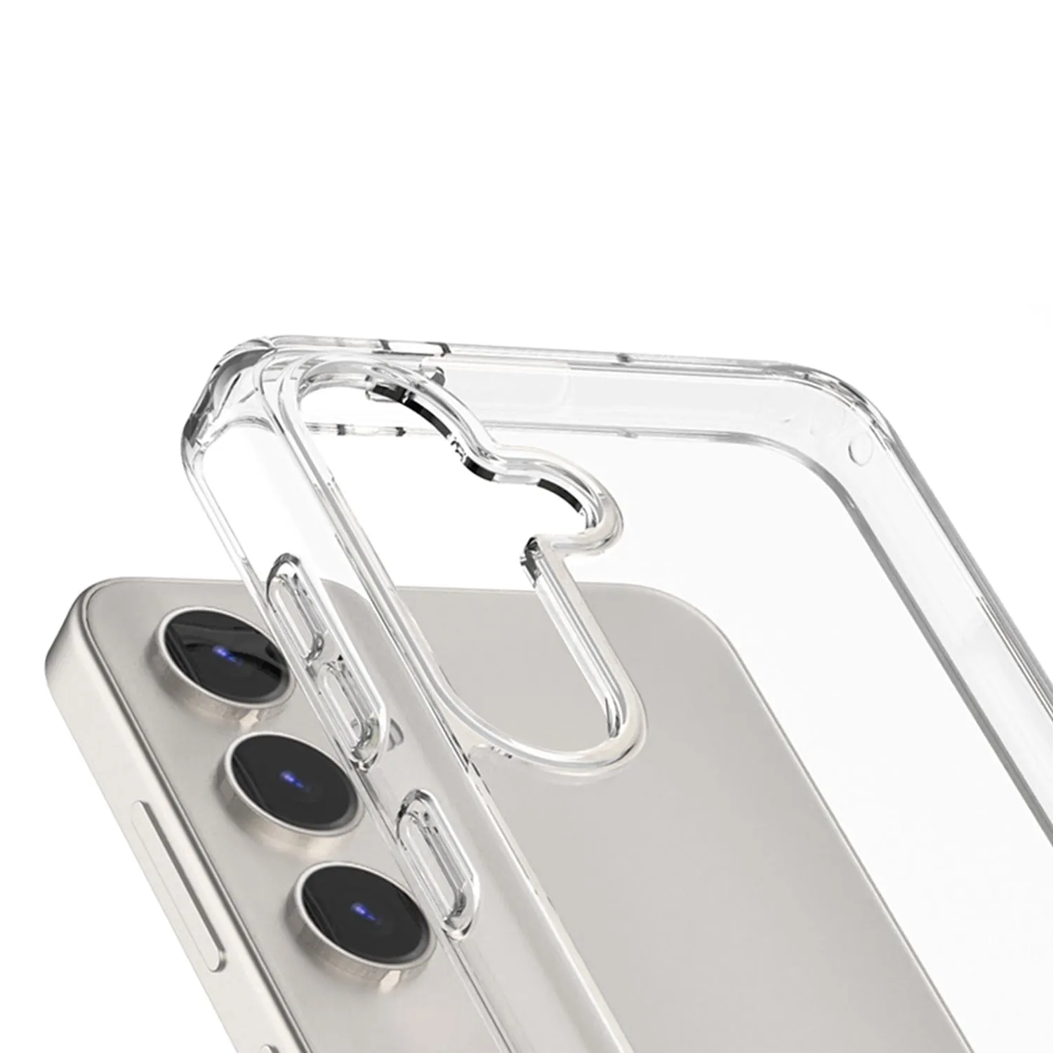 Venture Series Clear Case with Screen Protector - Samsung Galaxy S24 