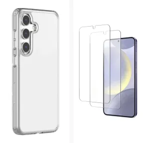 Venture Series Clear Case with Screen Protector - Samsung Galaxy S24 