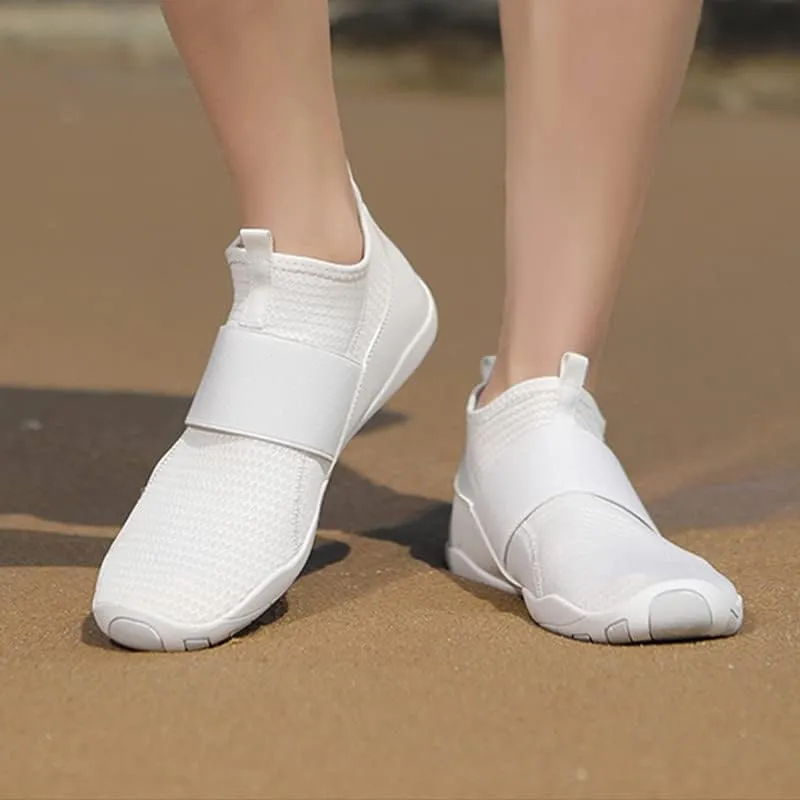 Water Shoes for Women High-Top Breathable Swim Water Shoes Quick Drying Sports Aqua Barefoot Shoes Anti-Slip Beach Sports Shoes