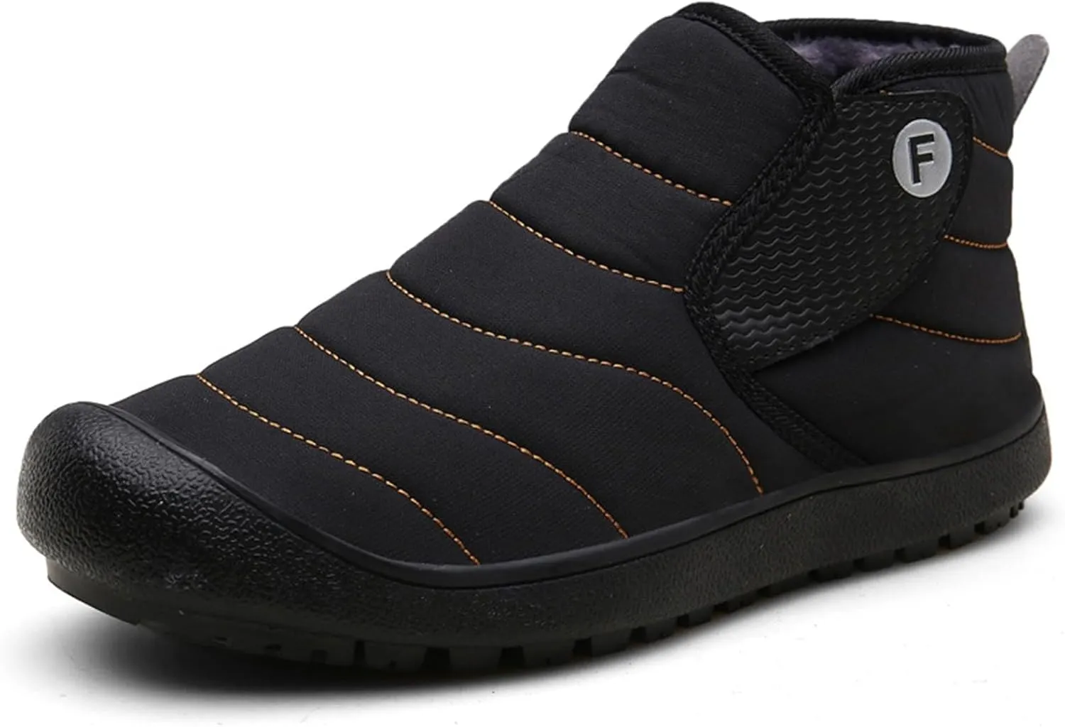 Womens Winter Warm Slip On Platform Snow Boots for Women Non-Slip Ankle Booties
