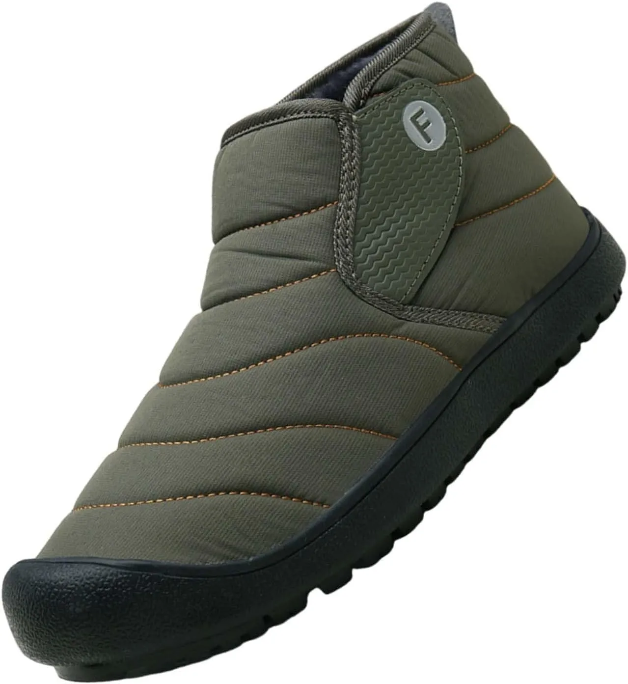 Womens Winter Warm Slip On Platform Snow Boots for Women Non-Slip Ankle Booties