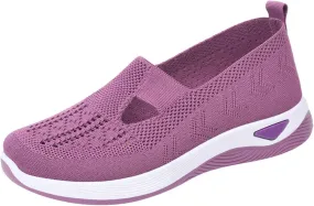 Women's Woven Orthopedic Breathable Soft Shoes Womens Tennis Shoes Casual Women Shoes Casual White Platform Sneakers White Tennis Shoe Cross Trainer Shoe